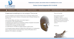 Desktop Screenshot of chirurgie-esthetique-gueganton.com