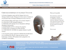 Tablet Screenshot of chirurgie-esthetique-gueganton.com